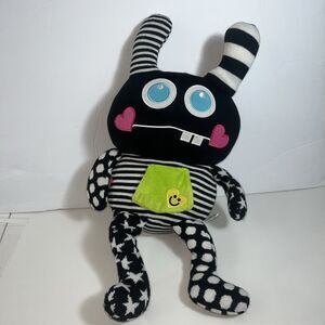 Little Missmatched 13" Knit Striped Sock Monster Bunny Plush Doll Toy Gift